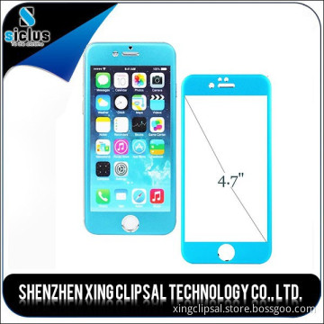 Mobile accessories wholesale, cell phone scrap, color tempered glass screen protector, accept paypal